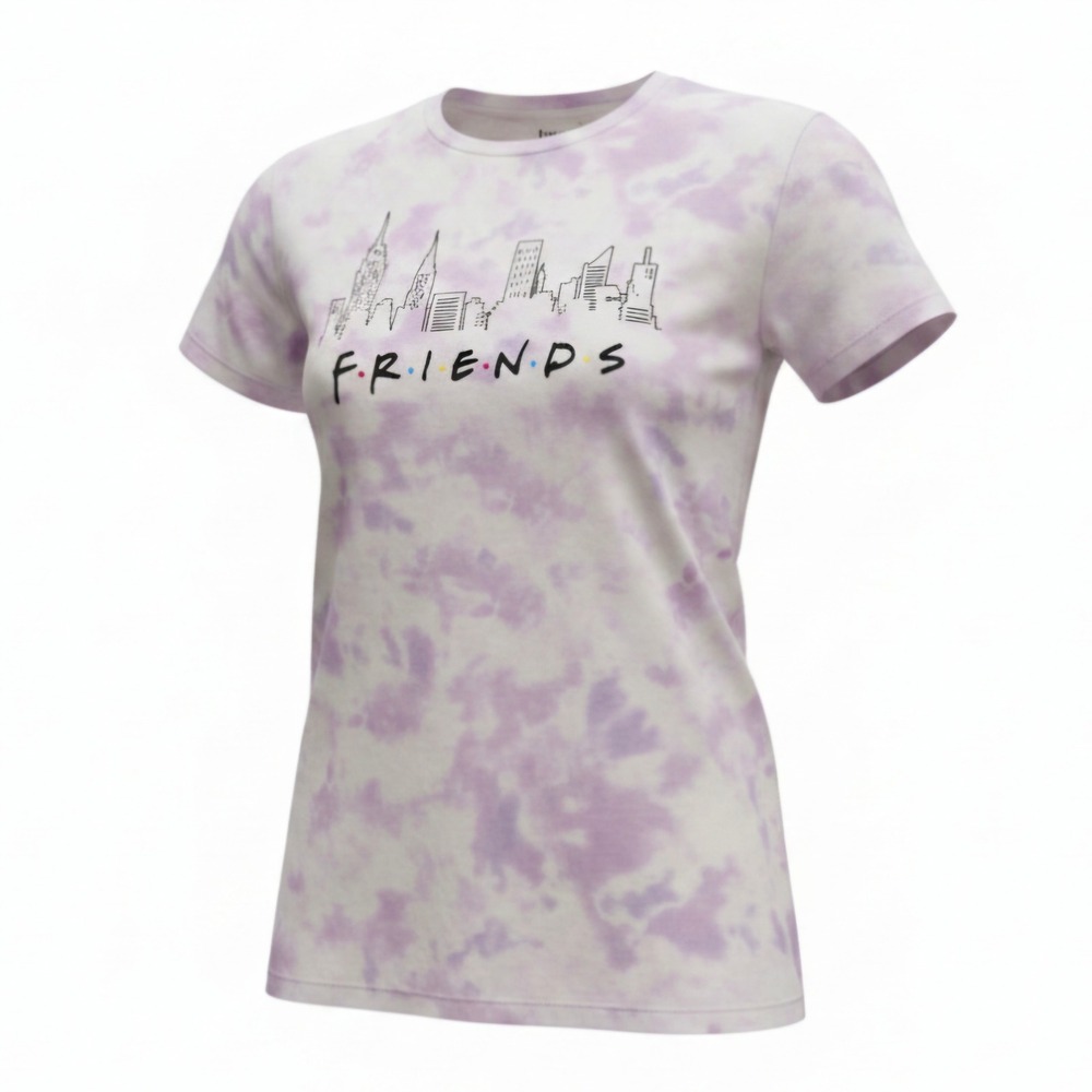 Friends TV Show Tie Dye Graphic T-Shirt  Size L (14) Juniors